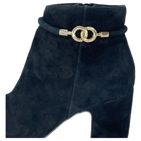 Bella Vita Diaz Black Kidsuede Leather Womens Ankle Boots Size 7.5XW - Picture 8 of 11